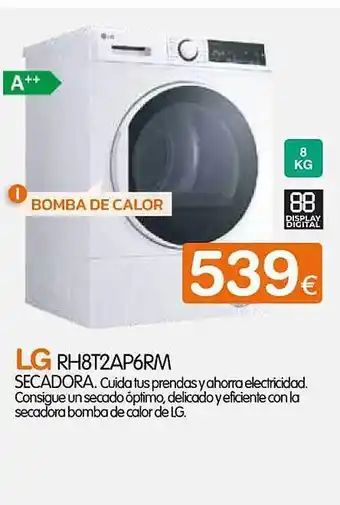 Expert Lg rh8t2ap6rm secadora oferta