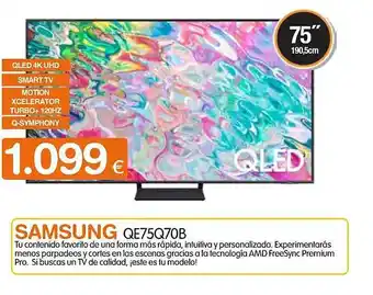 Expert Samsung qe75q70b oferta