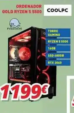Mi electro Ordenador gold ryzen 5 5500 coolpc oferta