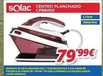 Mi electro Solac centro planchado cpb6050 oferta