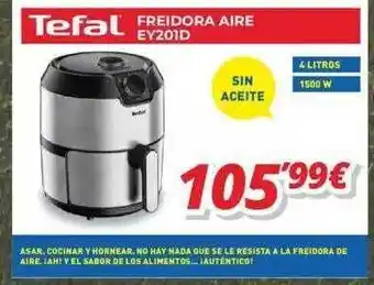 Mi electro Tefal freidora aire ey201d oferta