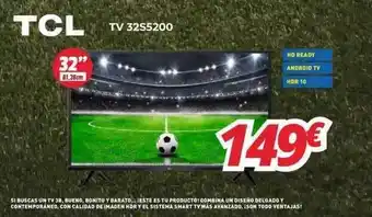 Mi electro Tcl tv 32s5200 oferta