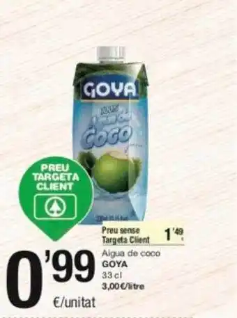 SPAR Fragadis Aigua de coco goya oferta