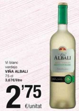 SPAR Fragadis Vi blanc verdejo viña albali oferta