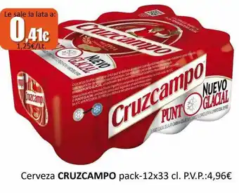 Super Alcoop Cerveza cruzcampo pack-12 oferta