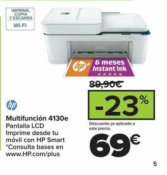 Carrefour Multifunción 4130e hp oferta