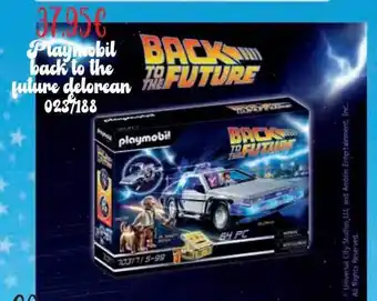 Jugueterías Nikki Playmobil back to the future delorean oferta