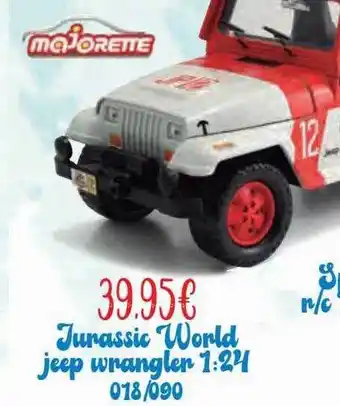 Jurassic world jeep wrangler 1:24