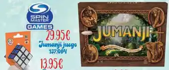 Jumanji juego spin master games