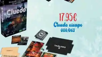Jugueterías Nikki Cluedo escape oferta