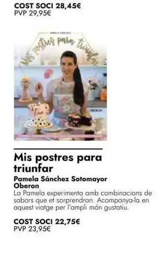 Abacus Mis postres para triunfar pamela sánchez sotomayor oberon oferta