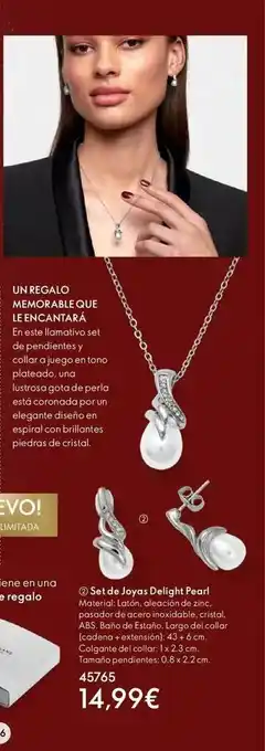 Set de joyas delight pearl