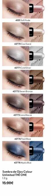 Oriflame Sombra de ojos colour unlimited the one oferta