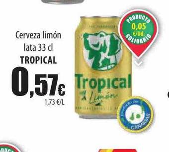 Spar Tenerife Cerveza limón tropical oferta