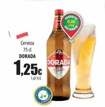 Spar Tenerife Cerveza dorada oferta