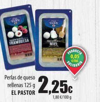 Spar Tenerife Perlas de queso rellenas el pastor oferta