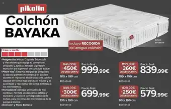 Pikolin colchón bayaka