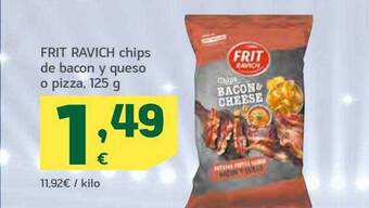 HiperDino Frit ravich chips de bacon y queso o pizza oferta