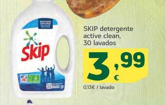HiperDino Skip detergente active clean oferta