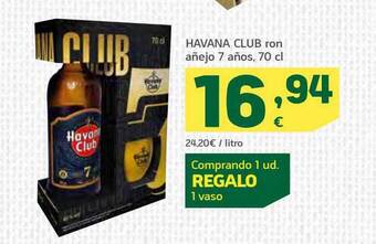 HiperDino Havana club ron añejo 7 años oferta