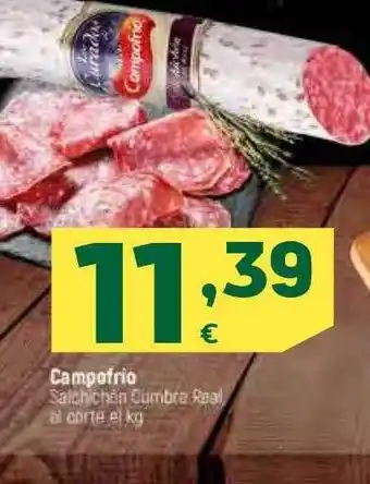 HiperDino Campofrio salchichãn cumbre real oferta