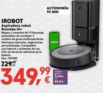 Worten Irobot aspiradora robot roomba i4+ oferta