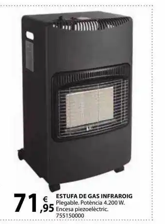 Fes Més Estufa de gas infraroig oferta