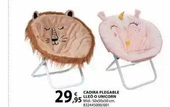 Fes Més Cadira plegable lleó o unicorn oferta
