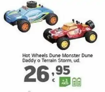 HiperDino Hot wheels dune monster dune daddy o terrain storm oferta