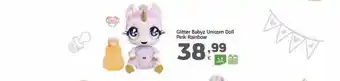 HiperDino Glitter babyz unicorn doll pink rainbow oferta