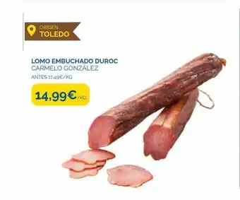 Cash Ecofamilia Lomo embuchado duroc carmelo gonzález oferta