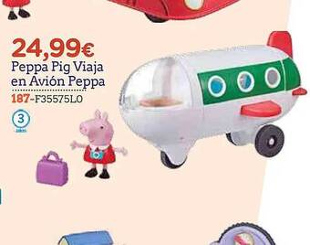Super Juguete Peppa pig viaja en avión peppa oferta
