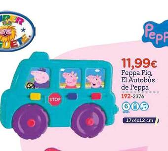 Super Juguete Peppa pig el autobús de peppa oferta