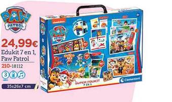 Edukit 7 en 1 paw patrol