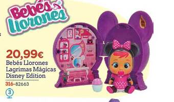 Super Juguete Bebés llorones lagrimas mágicas disney edition oferta