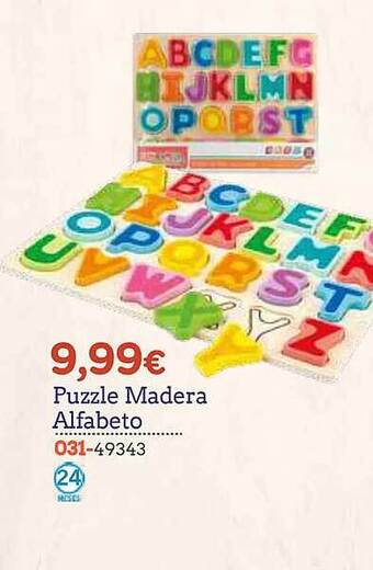 Puzzle madera alfabeto
