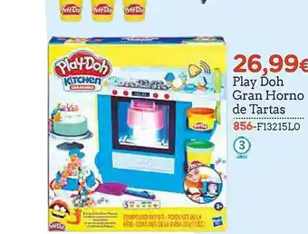 Play doh gran horno de tartas