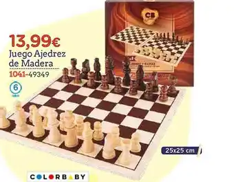 Super Juguete Juego ajedrez de madera oferta