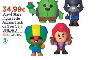 Super Juguete Brawl stars figuras de acción pack de 2 en caja oferta