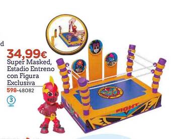 Super Juguete Super masked estadio entreno con figura exclusiva oferta