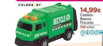 Super Juguete Camión basura fricción oferta