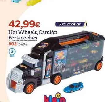 Super Juguete Hot wheels camión portacoches oferta