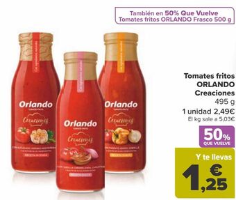 Carrefour Tomates fritos orlando creaciones oferta