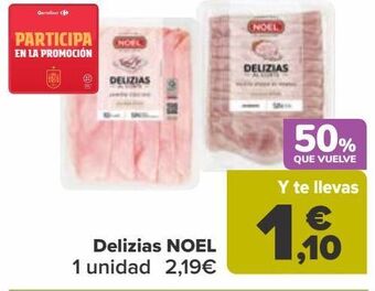 Carrefour Delizias noel oferta