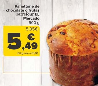 Carrefour Panettone de chocolate o frutas carrefour el mercado oferta