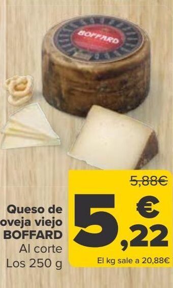 Carrefour Queso de oveja viejo boffard oferta