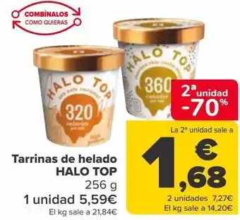 Carrefour Tarrina de helado halo top oferta