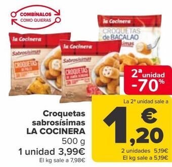 Carrefour Croquetas sabrosísimas la cocinera oferta