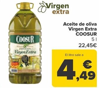 Carrefour Aceite de oliva virgen extra coosur oferta