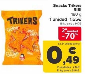 Carrefour Snack trikers risi oferta